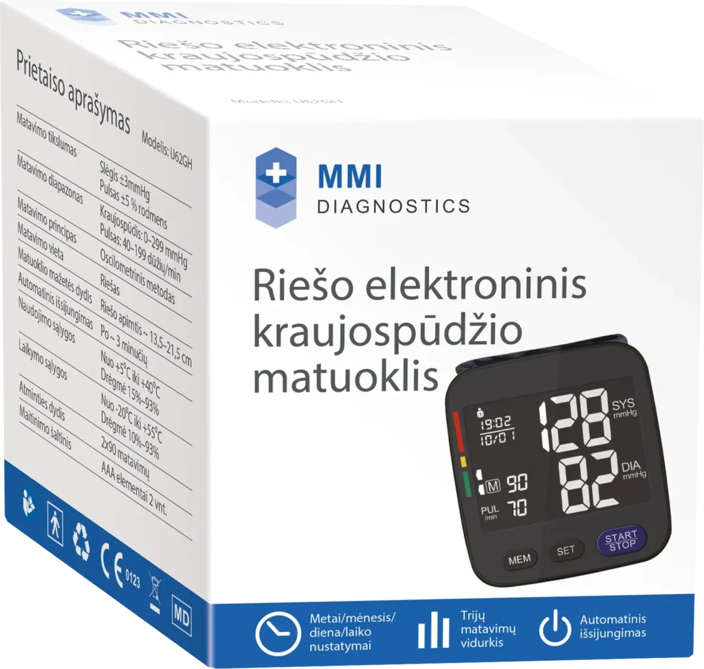 Rieso elektroninis kraujospudzio matuoklis