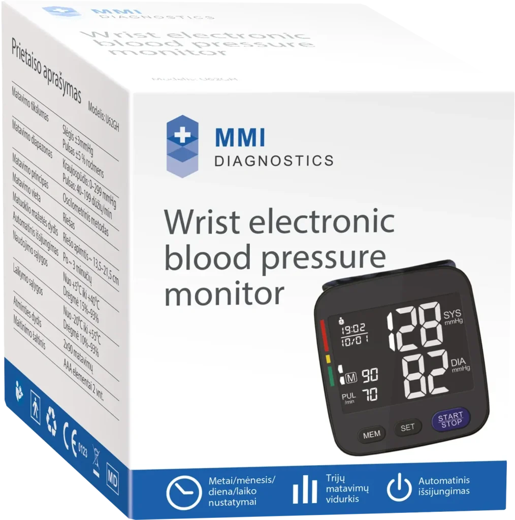 Electronic Wrist Blood Pressure Monitor